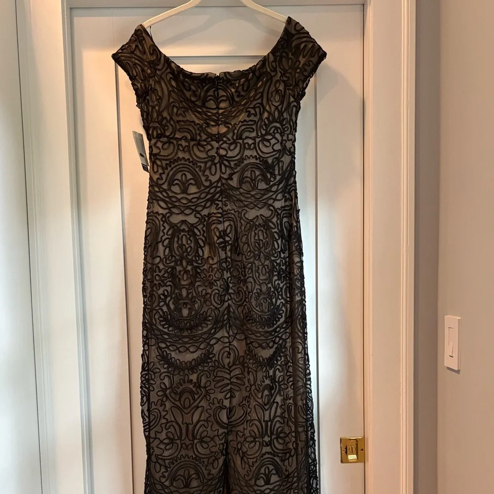 Alex Evenings Black Lace Maxi Dress - Picture 3 of 5